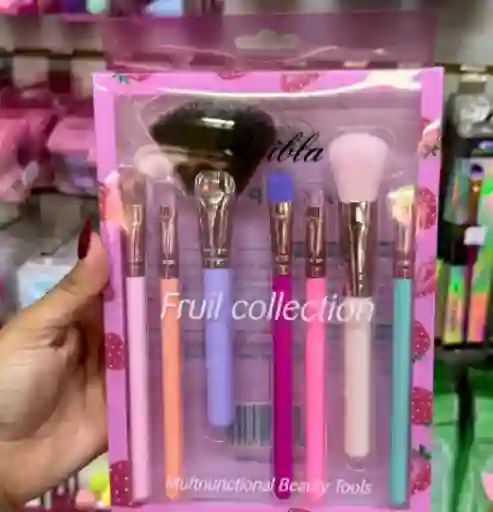 Kit Brochas X 7 Colores