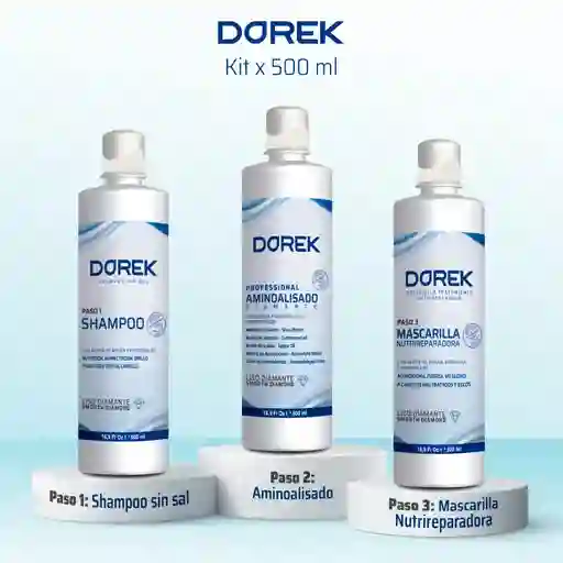 Kit Aminoalisado Diamante 3 Pasos X 500ml
