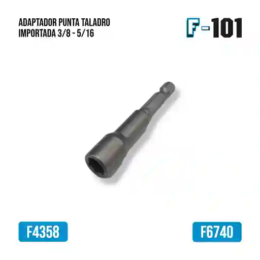Adaptador Punta Taladro 5/16 Importada