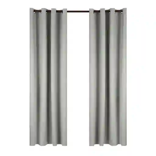 Cortina 100% Blackout Engomada Termica X2 Casatua Tipo Lino