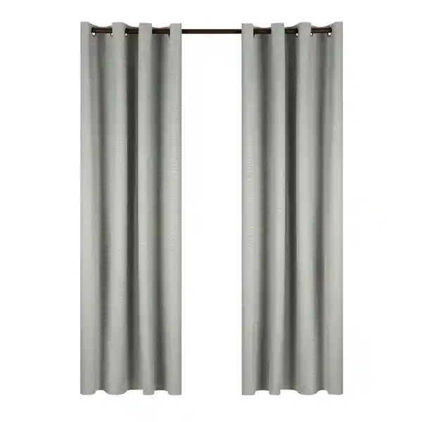 Cortina 100% Blackout Engomada Termica X2 Casatua Tipo Lino