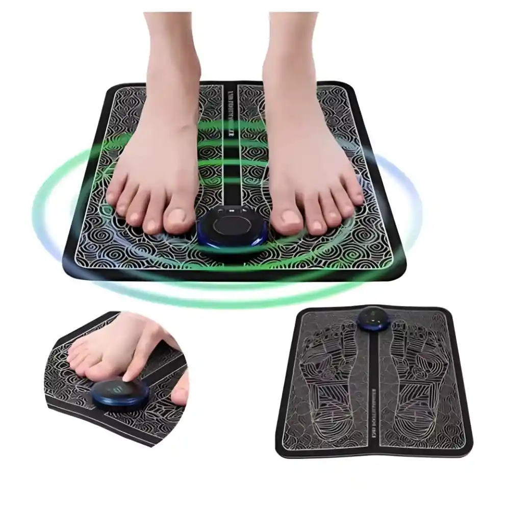 Tapete Masajeador Electro Estimulador De Pies Circulación Acupuntura