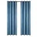 Cortina 100% Blackout Engomada Termica X2 Casatua Tipo Lino