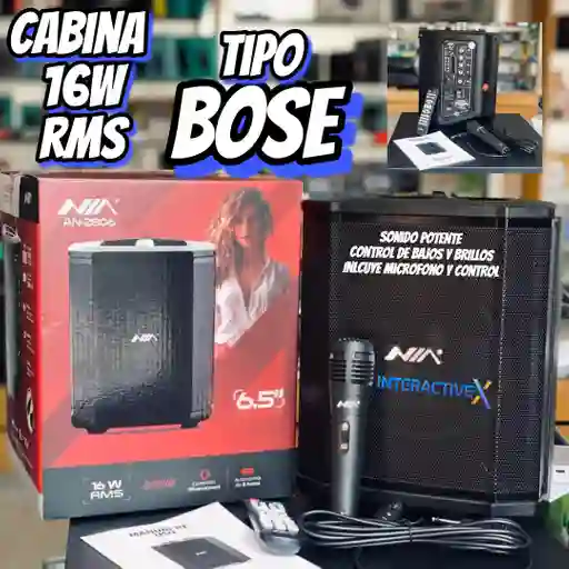 Cabina Tipo Bose Parlante Bluetooth Nia An2806