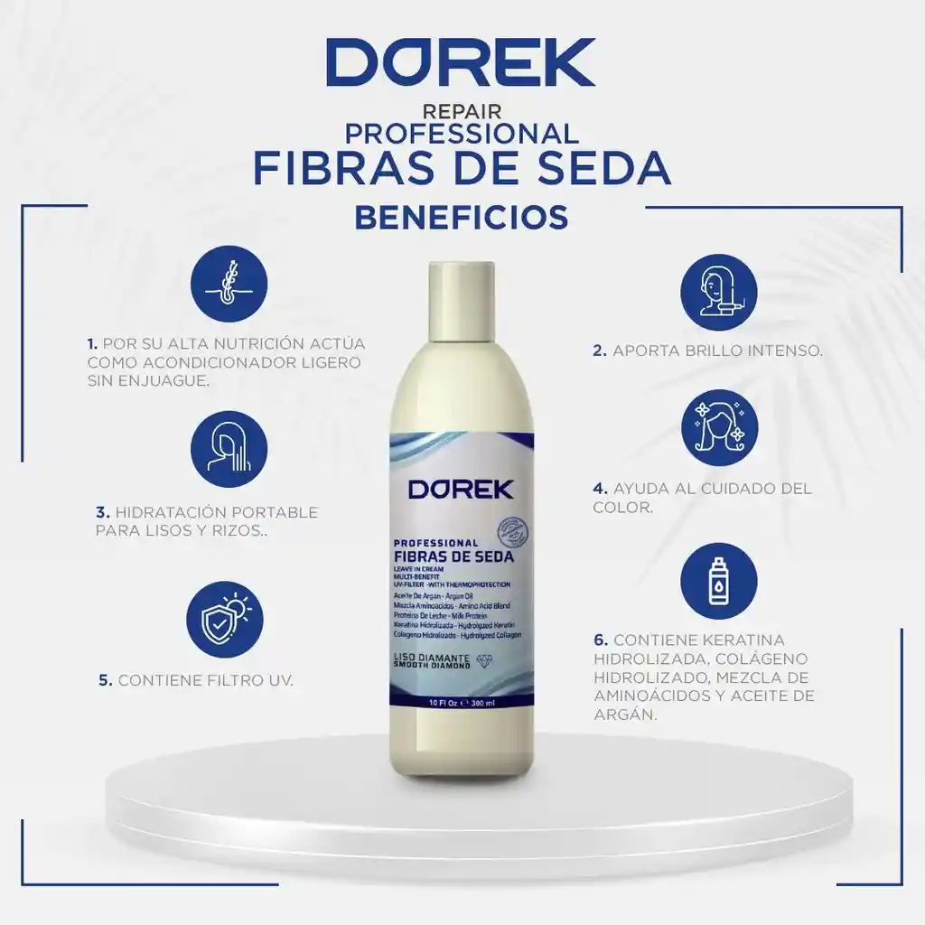 Repair - Professional Fibras De Seda / Leave In Cream Liso Diamante 300ml