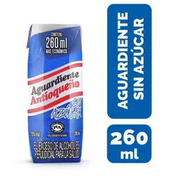 Aguardiente Antioqueño Azul 260ml