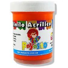 Vinilo Acrilico Payasito 80g Naranja