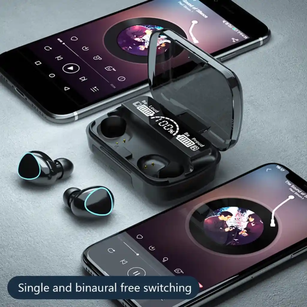 Audífonos M10 Con Pantalla Y Larga Duración