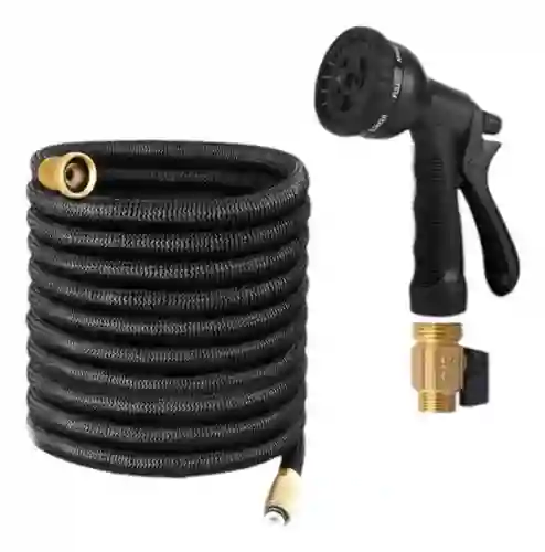 Manguera Flexible Expandible 37 Metros Acomples Metalicos
