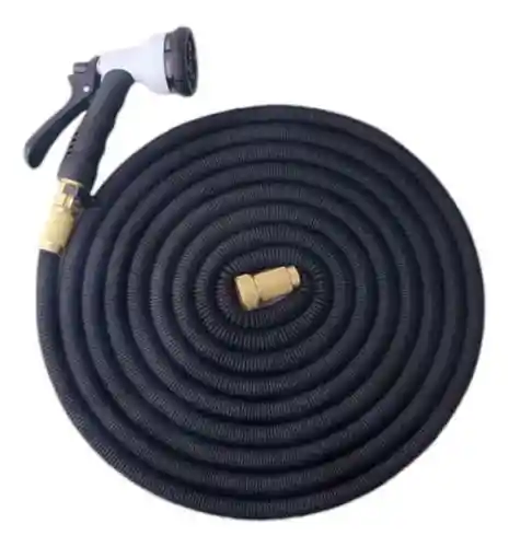 Manguera Flexible Expandible 25 Metros Acomples Metalicos