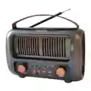 Radio Portatil Am Fm Recargable Con Estilo Retro Único