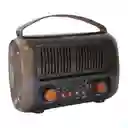 Radio Portatil Am Fm Recargable Con Estilo Retro Único