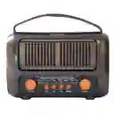Radio Portatil Am Fm Recargable Con Estilo Retro Único