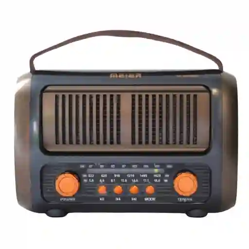 Radio Portatil Am Fm Recargable Con Estilo Retro Único