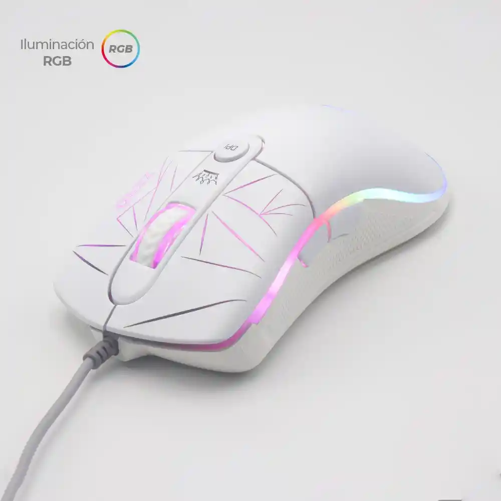 Combo Mouse Teclado Diadema Gamer Jyr Zero Blanco Rgb