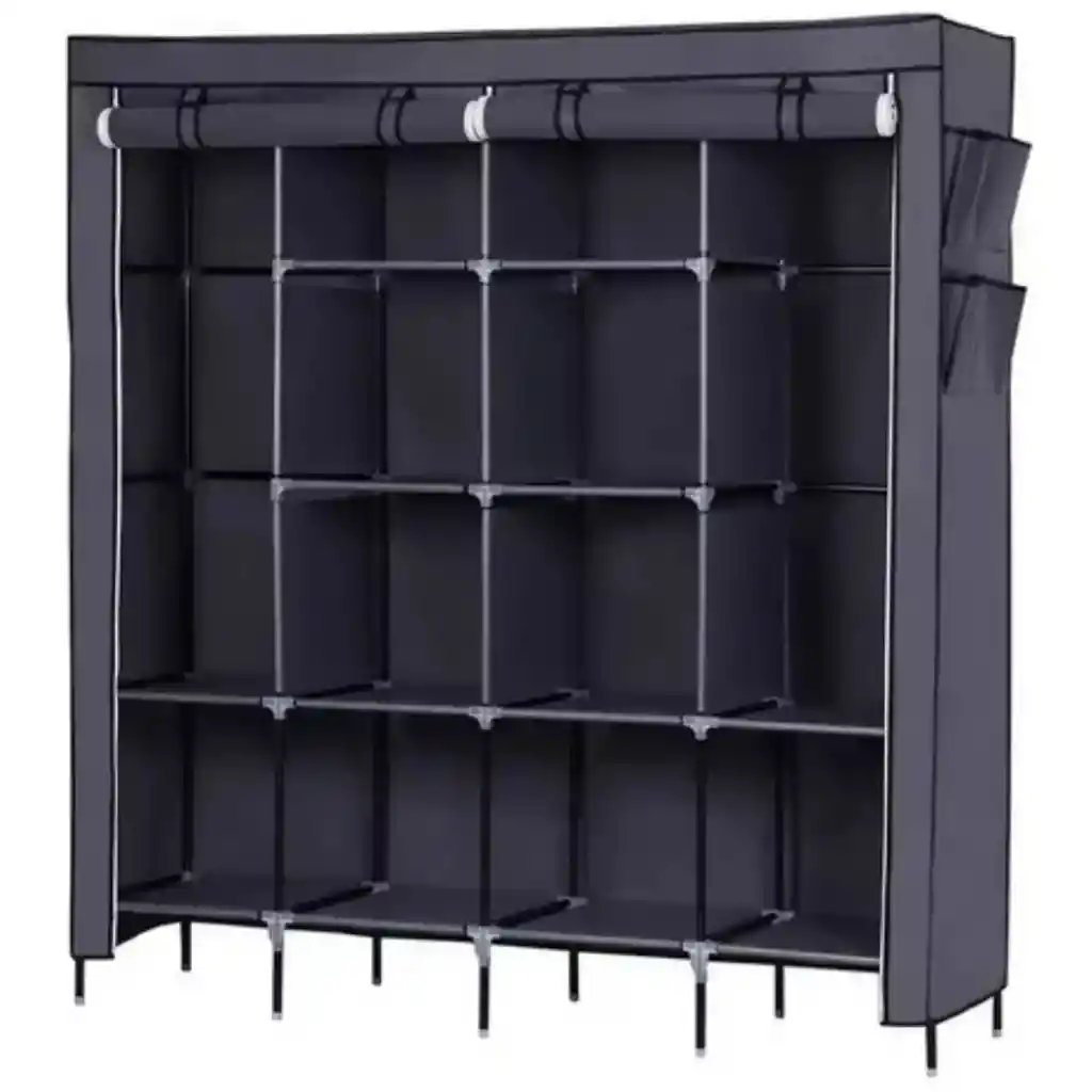 Armario De Tela Modular Con 4 Compartimentos