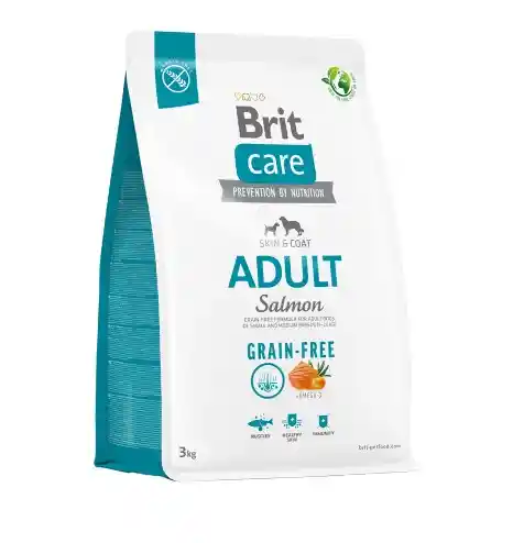 Brit Care Dog Grain-free Adulto Salmon Skin Coat X 12 Kg