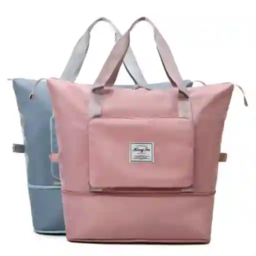 Bolso Expandible Para Dama Con Bolsillo Externo