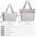 Bolso Expandible Para Dama Con Bolsillo Externo
