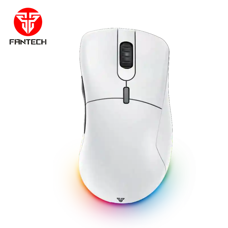 Mouse Gamer Fantech Helios Xd5 Inalámbrico Blanco