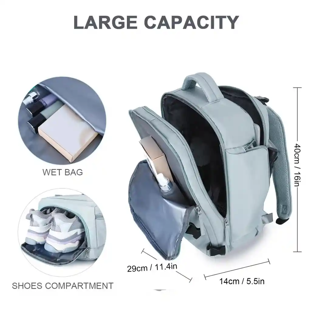 Bolso Viajero Amazon Con Compartimento Para Zapatos