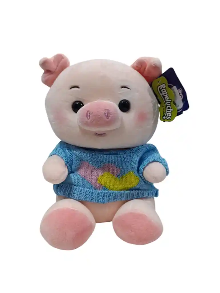 Peluche Muñeco Juguete Cerdito Con Saco