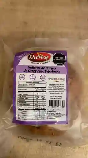 Galleta De Arroz Con Arandanos