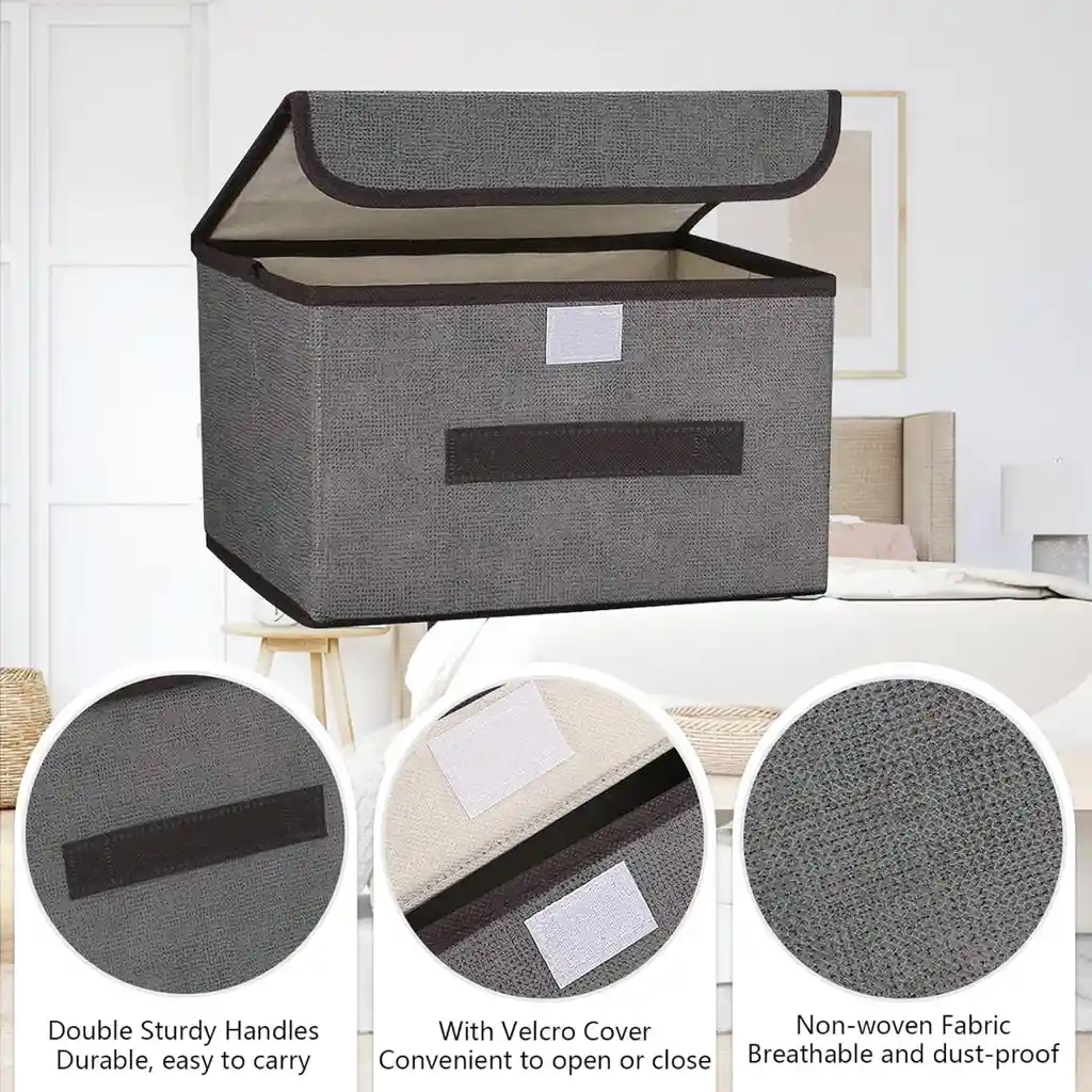 Set De 3 Cajas Organizadoras Para Ropa