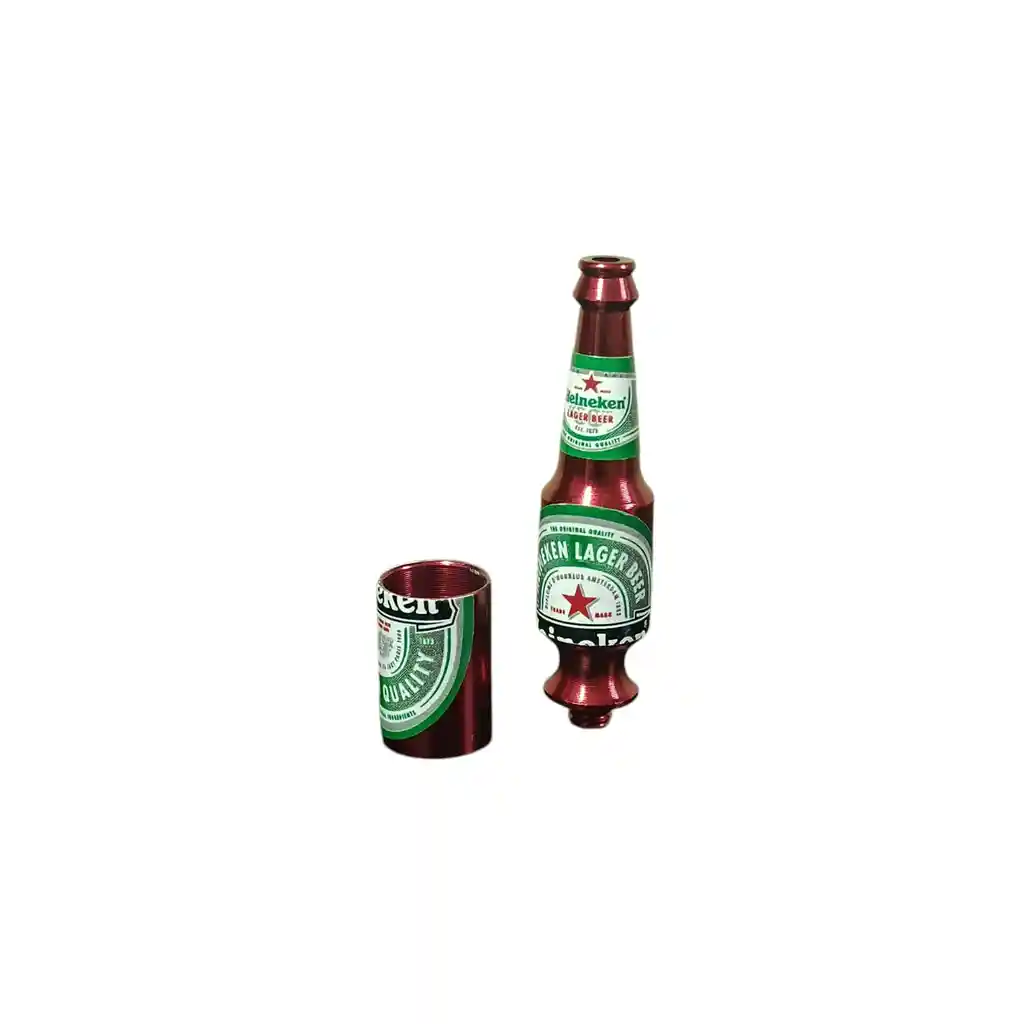 Pipa Armable Metalica Botella