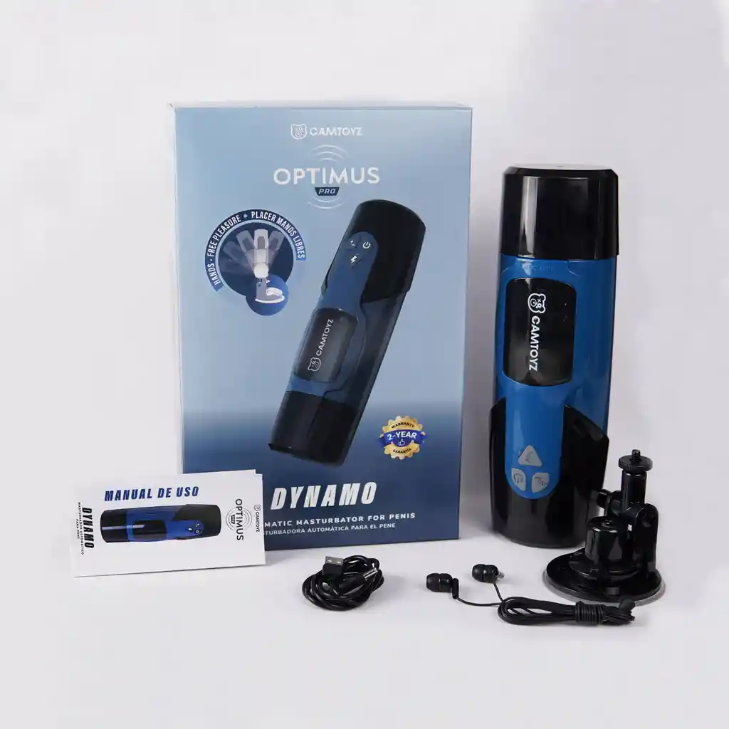 Masturbador Masculino Dynamo Optimus Pro Con Regalo