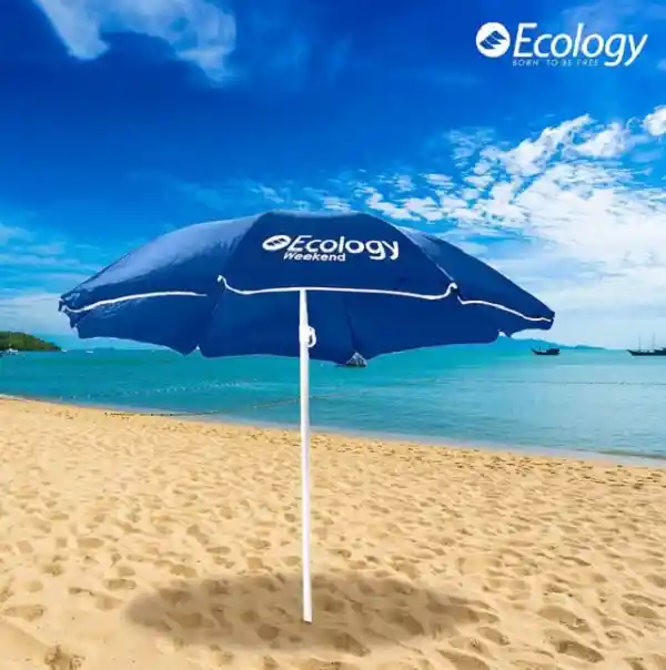 Sombrilla De Playa Parasol Diámetro 2.10 Metros X 180cm Largo