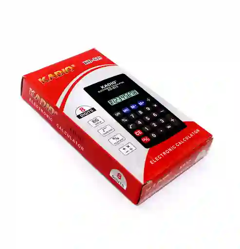 Calculadora De Bolsillo Kadio Kd-815 Negra
