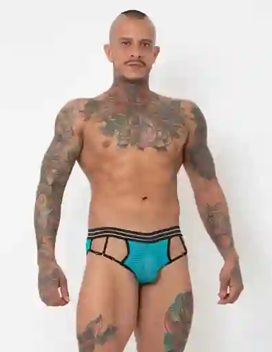 Jockstrap Kenai Talla L Turquesa Pali Con Abertura Suspensorio Masculino