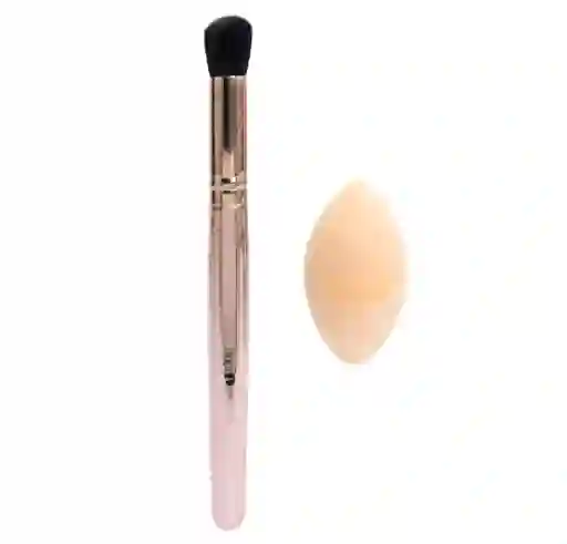 Kit Perfect Duo Brocha Y Esponja Trendy Ref Kpd1595