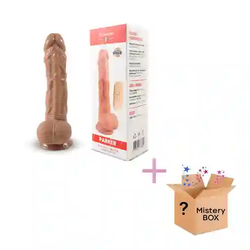 Vibrador Con Control Inalámbrico Realista Parker 20 Cm