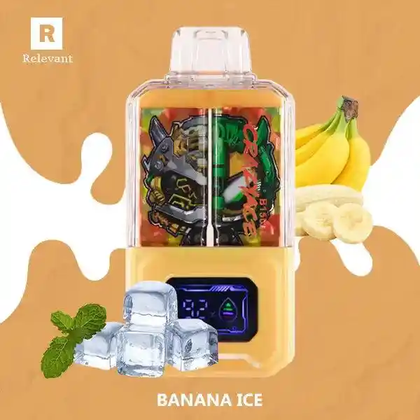 Vapeador Crazyace 15.000 Puffs Sabor Banana Ice