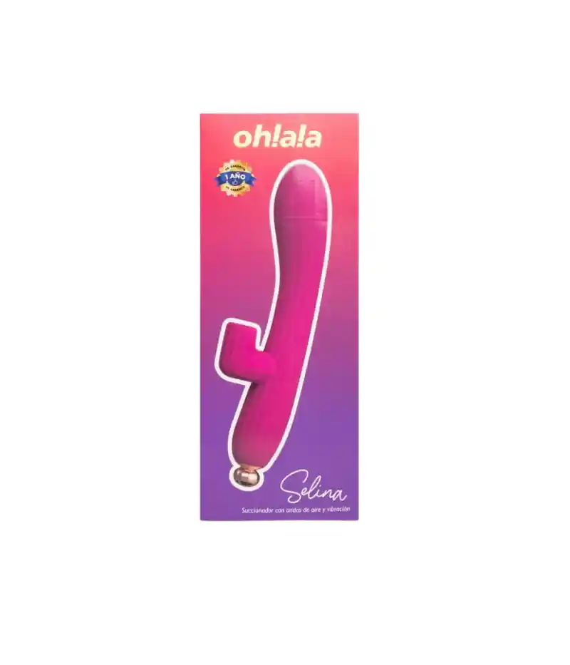 Vibrador Succionador Doble Estimulador Selina