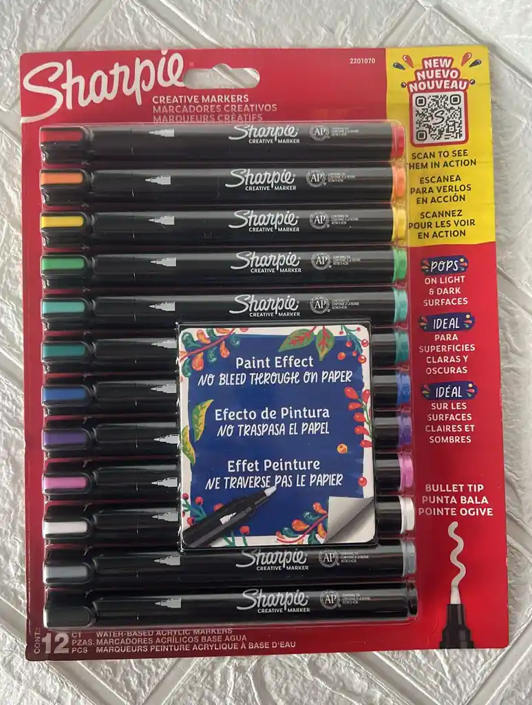 Set Marcador Sharpie Creativo X12 Unidades