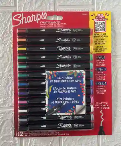 Set Marcador Sharpie Creativo X12 Unidades