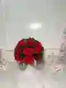 Cilindro De Lujo Con 35 Rosas