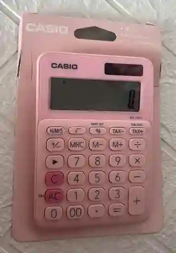Calculadora Casio Ms-20uc-pk Rosada