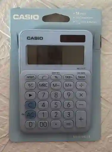 Calculadora Casio Ms-20uc-lb Azul