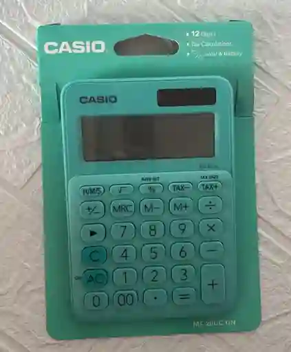 Calculadora Casio Ms-20uc-gn Verde