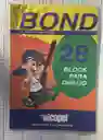 Block Bond Para Dibujo 1/4 (( 35*50 Cm )) 20 Hojas