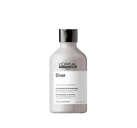 Shampoo Cuidado Cabello Blanco O Con Canas Silver 300 Ml