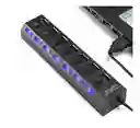 Hub Multipuerto Usb 2.0 7 Puertos Switch Individual Hi-speed