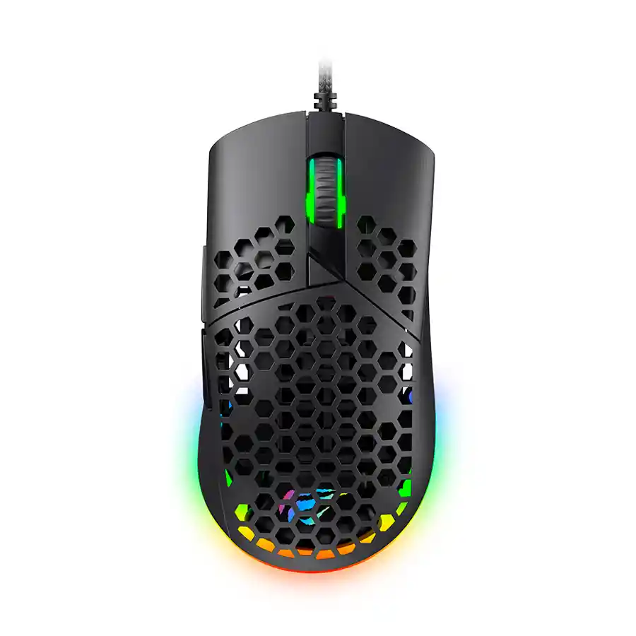 Mouse Gamer Havit Ms1036 Con Diseño Perforado Y Software 🖱️🛑
