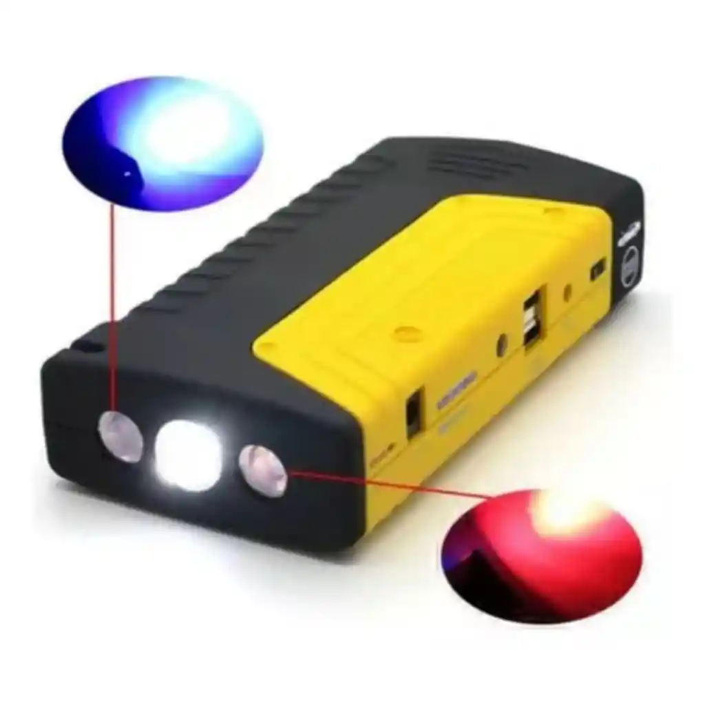 Iniciador De Batería Jump Starter Powerbank Cargador Lintern