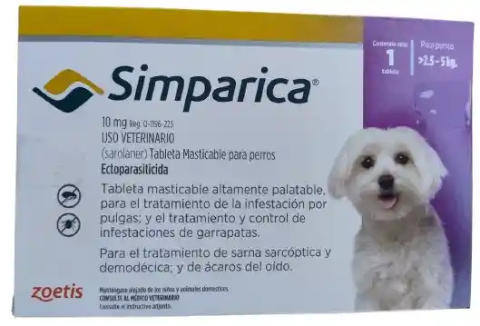 Simparica 2-5 Kilos