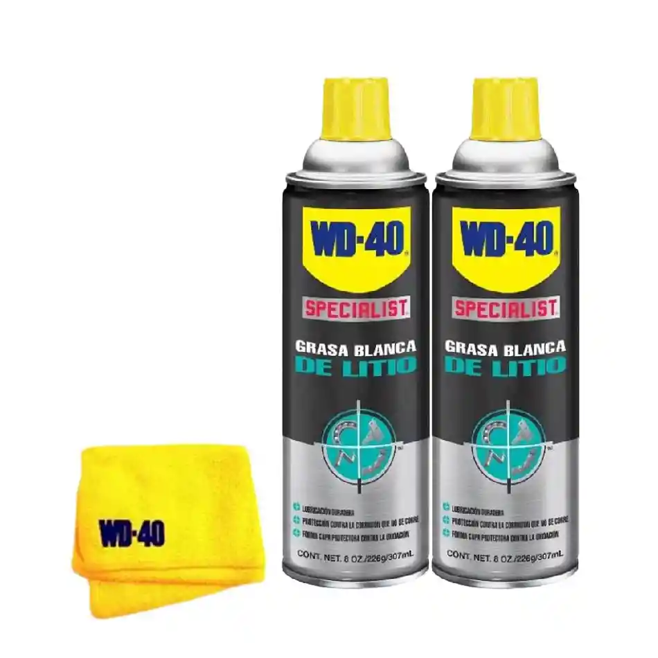 Grasa Blanca De Litio Wd Specialist 8 Oz X2 Unid